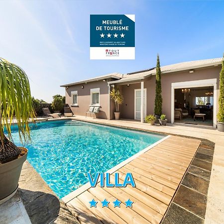 Villa Avec Piscine Vue Mer Et Montagne, En Pleine Nature سانت-جوزيف المظهر الخارجي الصورة