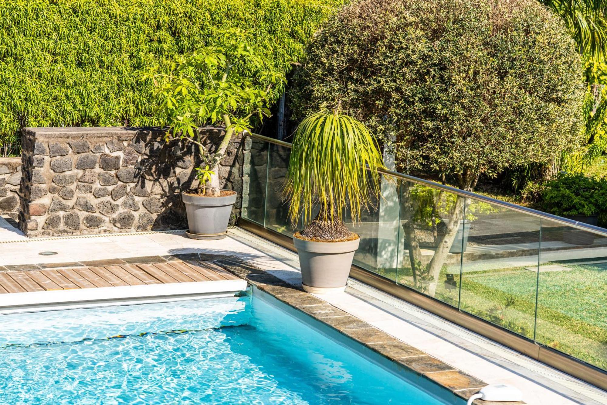 Villa Avec Piscine Vue Mer Et Montagne, En Pleine Nature سانت-جوزيف المظهر الخارجي الصورة