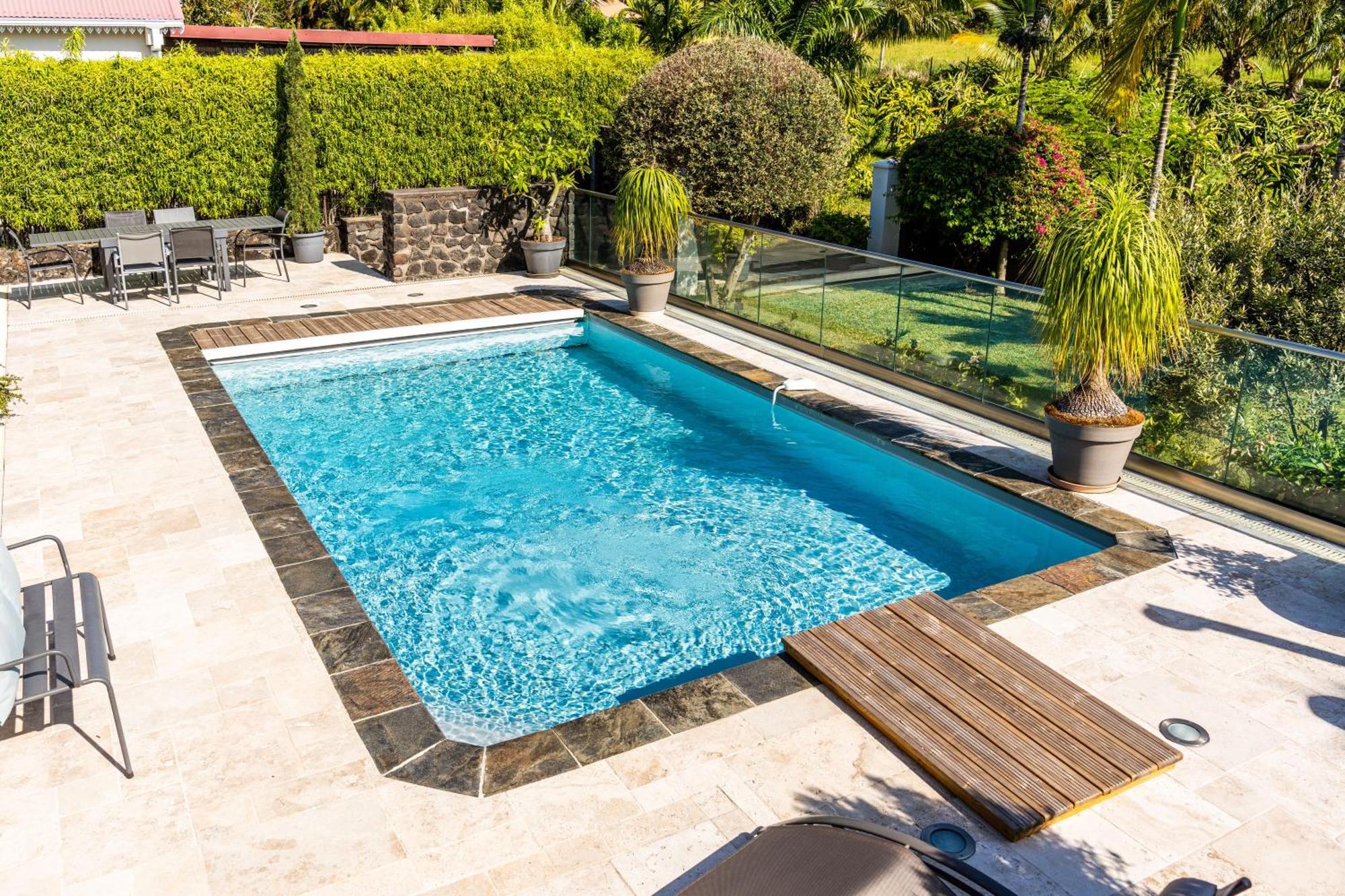 Villa Avec Piscine Vue Mer Et Montagne, En Pleine Nature سانت-جوزيف المظهر الخارجي الصورة